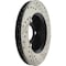 Centric Parts Sport Cross Drilled Brake Rotor, 128.67068R 128.67068R - alternate 3